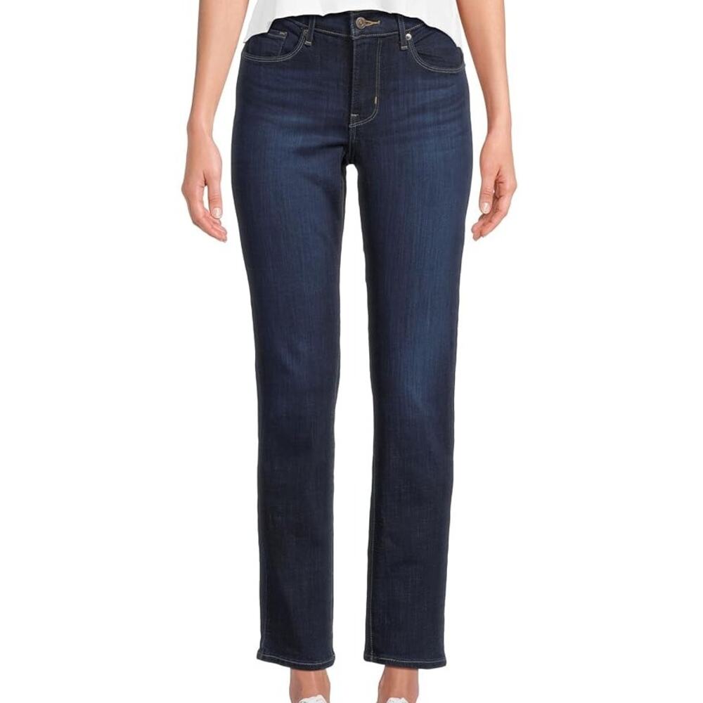 Lucky Brand Womens Sweet N Straight Jeans Size 2 (26) Dark Wash Stretch Denim